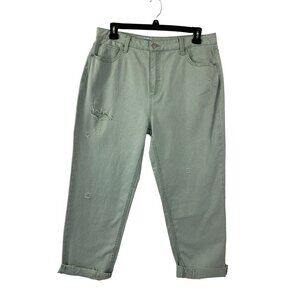 No Boundaries Women's Mint Green Jeans